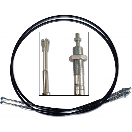 ZESTAW 2 SEKCYJNY 40L DO TURA PŁYWAK ROZDZIELACZ Z ZATRZASKIEM + DŹWIGNIE NA WIDEŁKI LINKI 2m